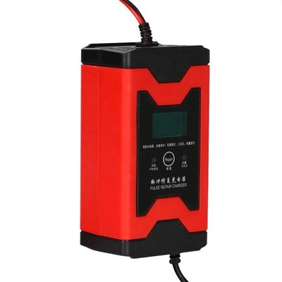 Blei-Säure-Batterie-Ladegerät-voller automatischer Aufladungsadapter 12V 6A Smart für Auto-Motorrad-elektrisches Fahrrad-Roller LCD DISP
