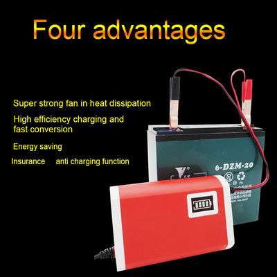 Motorrad-Autobatterie Ladegerät-Impuls-Reparatur-Blei-Säure-Batterie-Ladegerät 12V 5A 12V 5A mit LCD-Anzeige