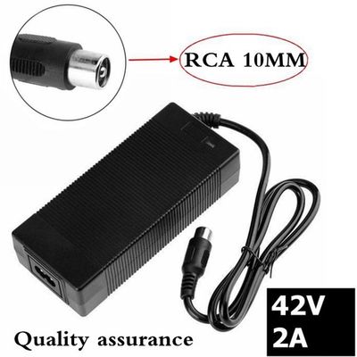 Lithium-Batterie-Ladegerät Lithium-Ion Lotus Battery Chargers RCA 10mm 42V 36V 2A